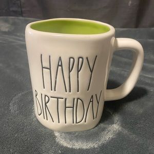 Rae Dunn Happy Birthday Mug